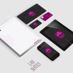 Diseño de identidad corporativa y de espacios para Las Suites